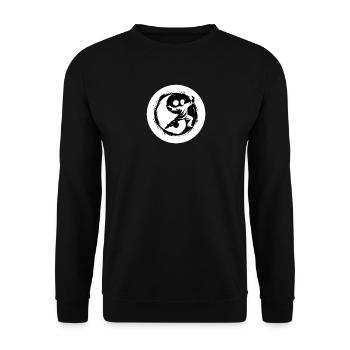 The Way to the Center - Taiji Training - Unisex Sweatshirt - black - Front - Alina (178cm) & Michal (187cm)