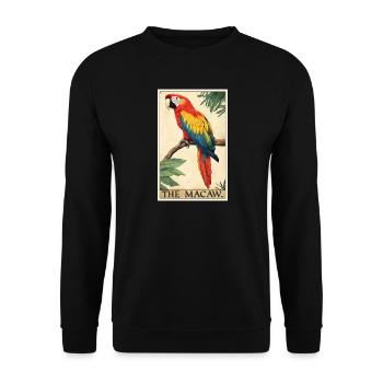 Macaw's Era - Unisex Sweatshirt - black - Front - Alina (178cm) & Michal (187cm)