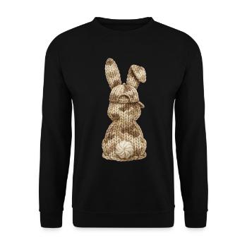 Lapin derrière le camouflage Casquette Camouflage - Sweat-shirt Unisexe - noir - Devant - Alina (178cm) & Michal (187cm)
