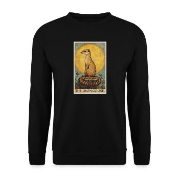 La mangouste de la mangouste - Sweat-shirt Unisexe - noir - Devant - Alina (178cm) & Michal (187cm)