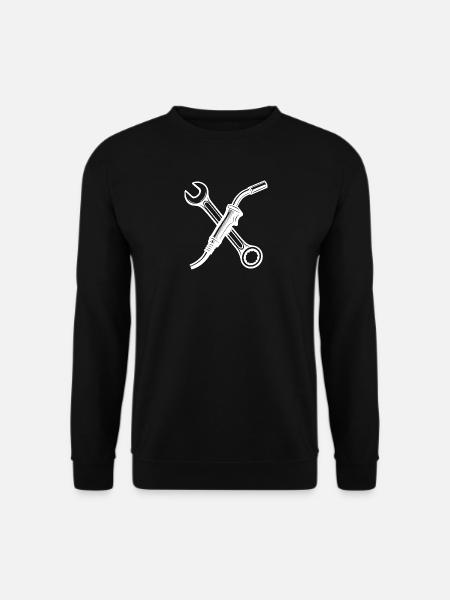 20250604_Gabelring_Brenner_White - Sweat-shirt Unisexe - noir
