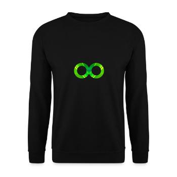 Eight Infinity 7 - Unisex Sweatshirt - black - Front - Alina (178cm) & Michal (187cm)