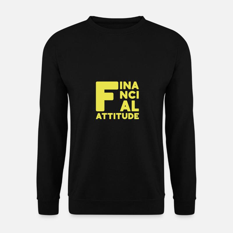 financial attitude - Unisex Pullover - Schwarz