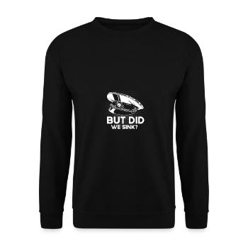 Aber haben wir Bootskapitän Sailor Ship Sailboat W - Unisex Pullover - Schwarz - Vorne - Alina (178cm) & Michal (187cm)