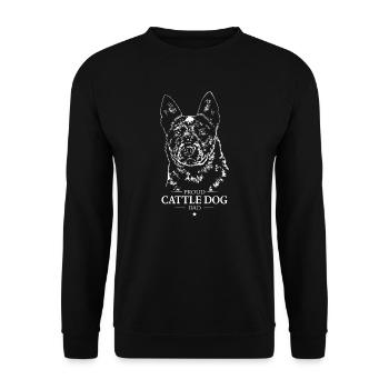 Bétail Chien Papa Hunde Hund Wilsigns - Sweat-shirt Unisexe - noir - Devant - Alina (178cm) & Michal (187cm)
