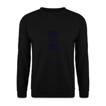 Procrastinators Unite Tomorrow - Unisex Pullover - Schwarz - Vorne - Alina (178cm) & Michal (187cm)