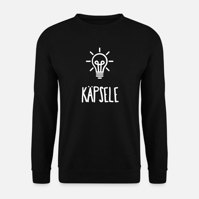 Käpsele Glühbirne Geschenk für schlaue Leute - Unisex Pullover - Schwarz