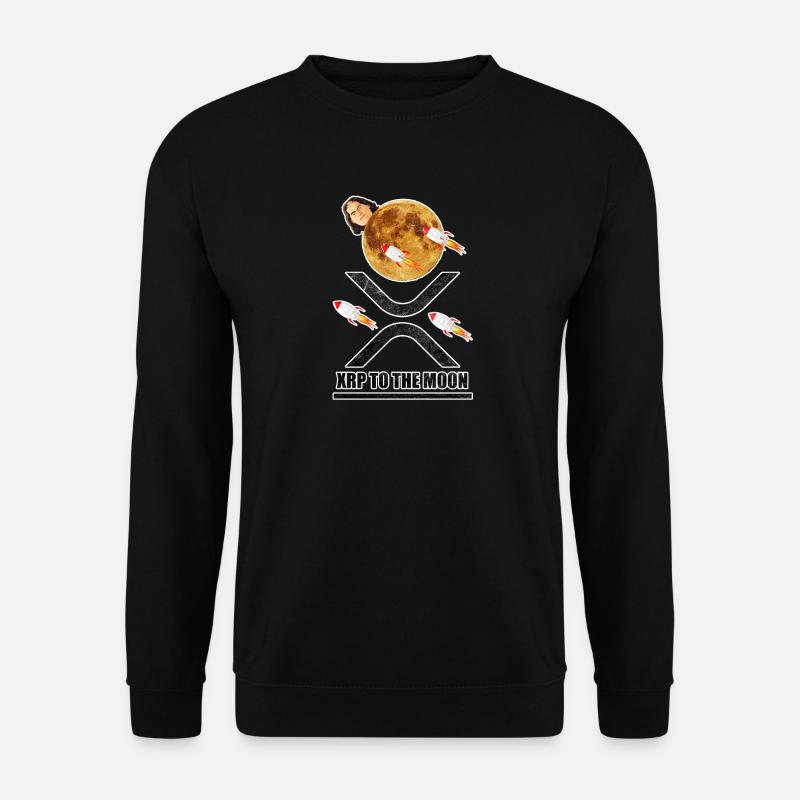 XRP Ripple Geschenk Spruch Vintage Retro - Unisex Pullover - Schwarz