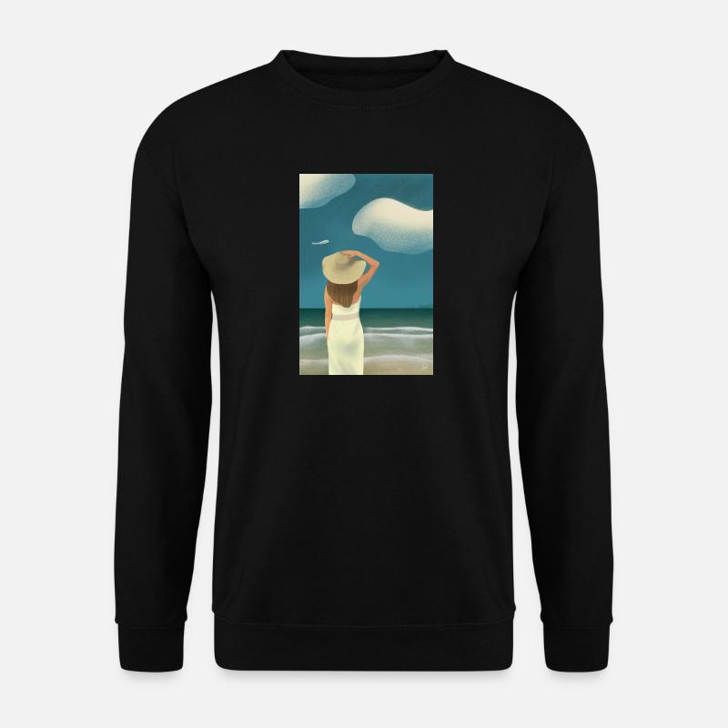 Sommerstrand - Unisex Pullover - Schwarz