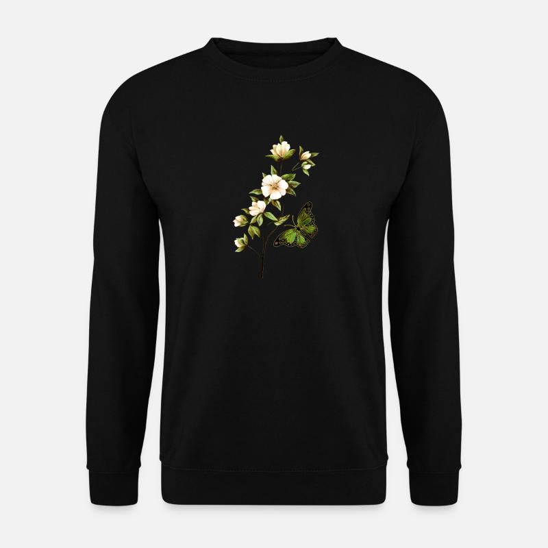 flowers - Unisex Sweatshirt - black