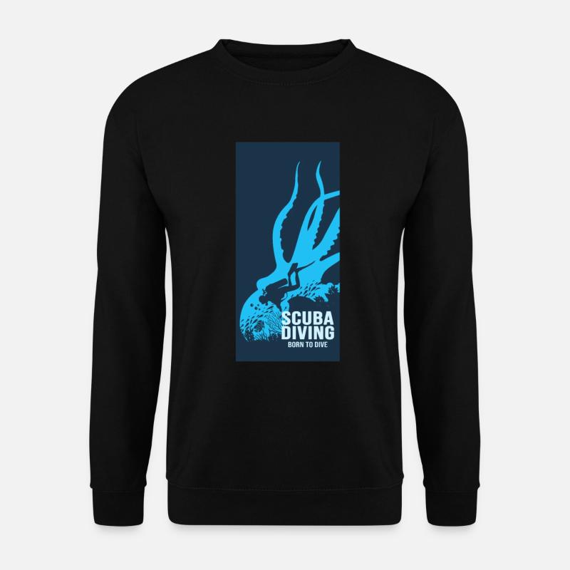 Scuba Diving Diver Diver - Unisex Pullover - Schwarz