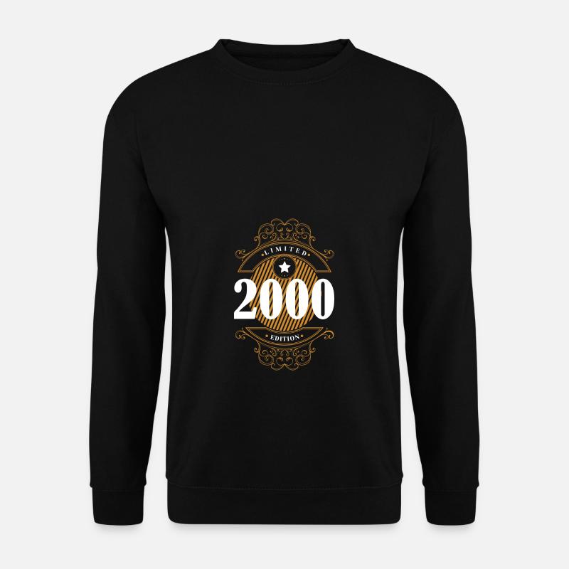 2000 Limited Edition Birthday - Unisex Sweatshirt - black