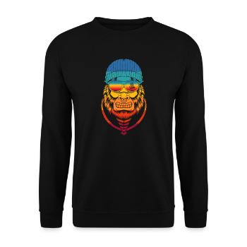Keep moving forward - Unisex Sweatshirt - black - Front - Alina (178cm) & Michal (187cm)