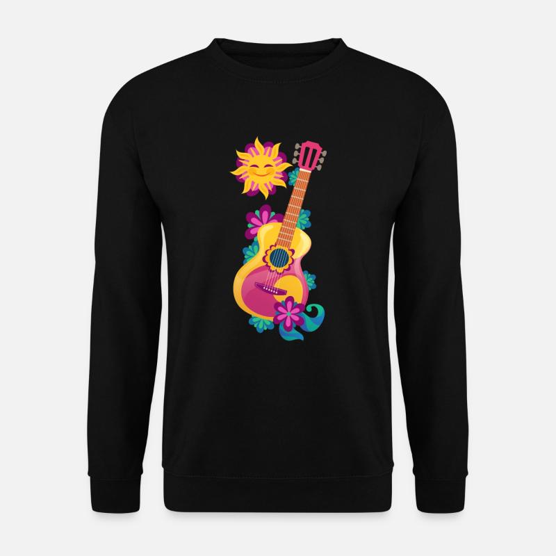 Gitarre - Unisex Pullover - Schwarz
