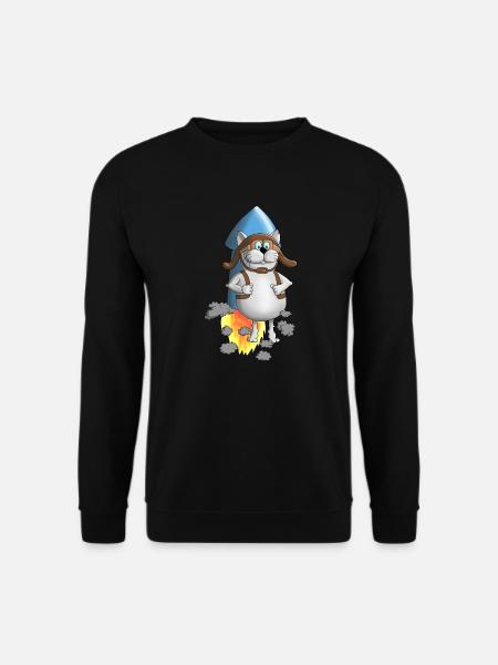 New Beginning - Rocket - Comic - Unisex Sweatshirt - black