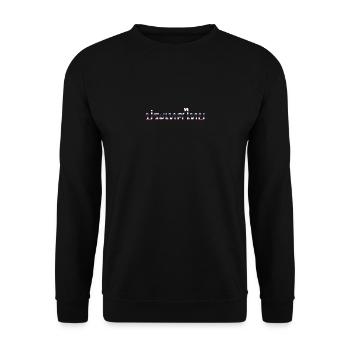 Thailand - in Thai und Landesfarben - Unisex Pullover - Schwarz - Vorne - Alina (178cm) & Michal (187cm)