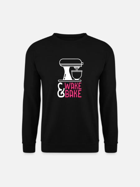 Wake and Bake - Unisex Sweatshirt - black