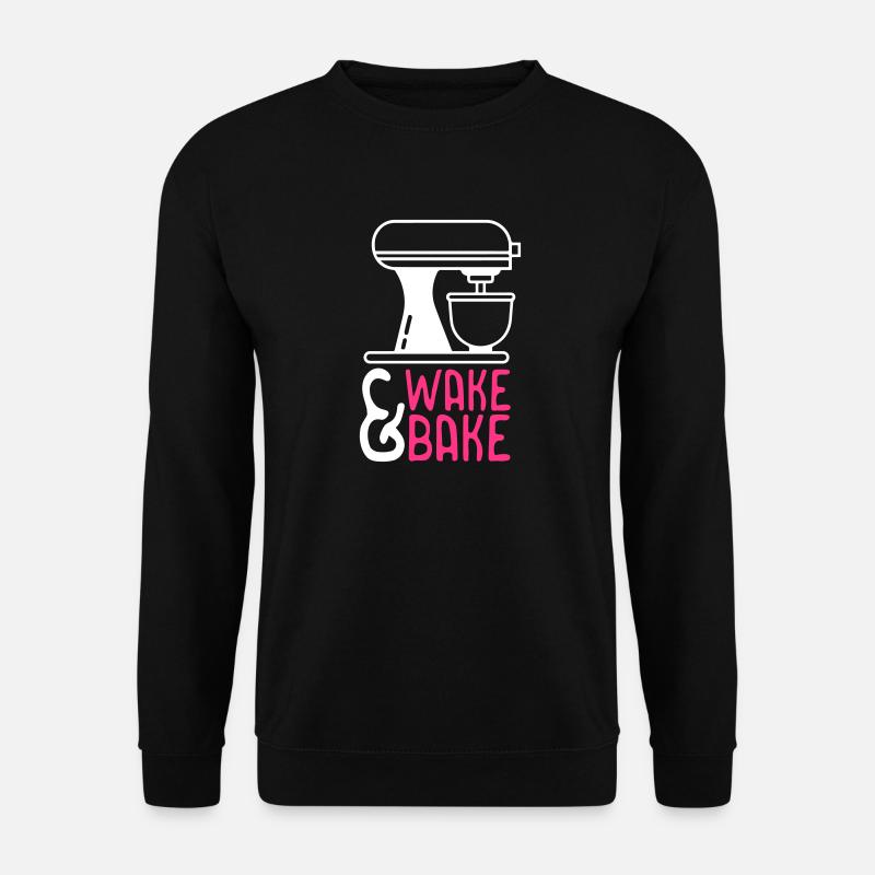 Wake and Bake - Unisex Pullover - Schwarz