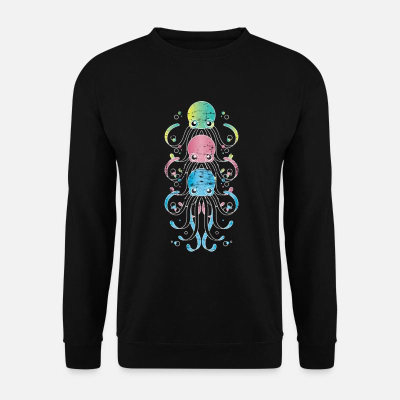 Octopus - Unisex Sweatshirt - black