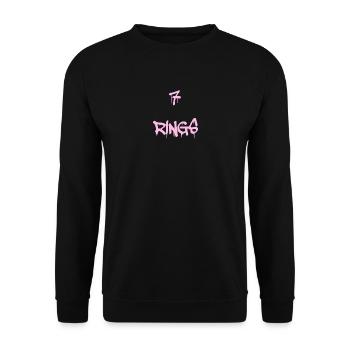 7 Ringe Ariana - Unisex Pullover - Schwarz - Vorne - Alina (178cm) & Michal (187cm)