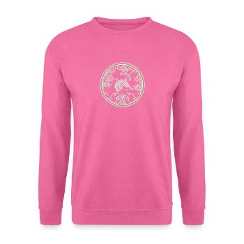 Fenriswolf, Fenrir, Wolf, nordischen Mythologie - Unisex Pullover - Pink - Vorne