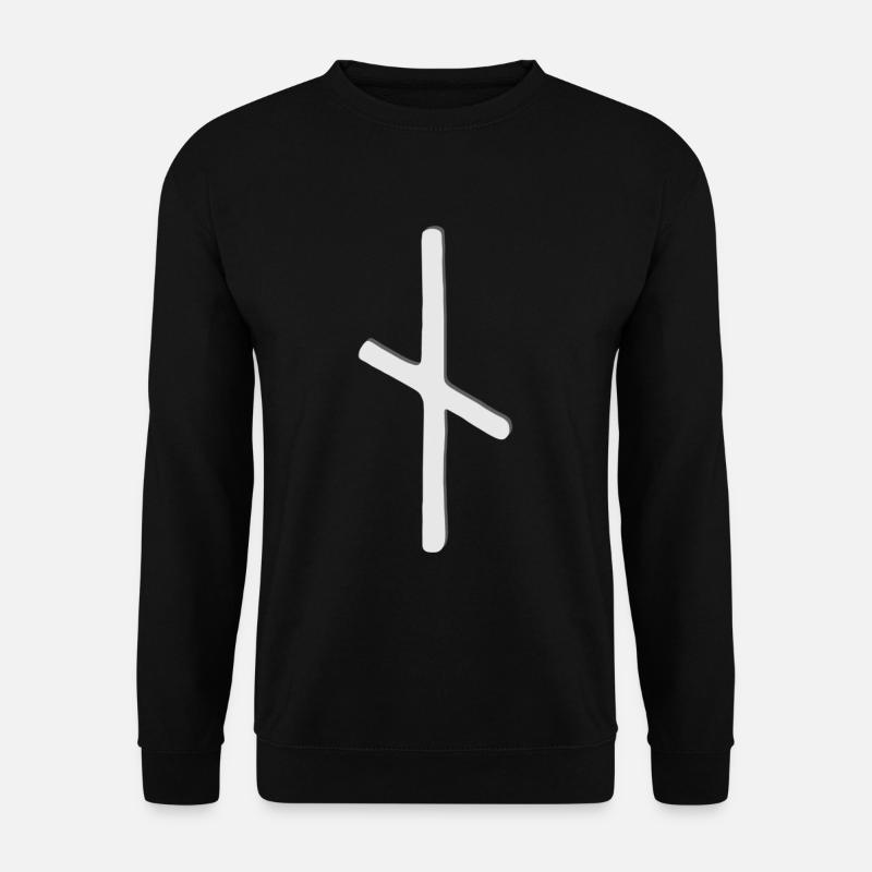 Futhark Alphabet runique Nautiz - Sweat-shirt Unisexe - noir