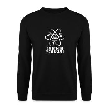 Feuerwehr Brandbekämpfung Geschenk · Wissenschaft - Unisex Pullover - Schwarz - Vorne - Alina (178cm) & Michal (187cm)