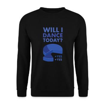 Danseur Vais-je danser aujourd’hui - Sweat-shirt Unisexe - noir - Devant - Alina (178cm) & Michal (187cm)