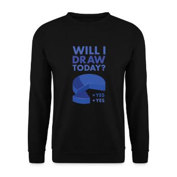 Drawer Will I Dance Today - Unisex Pullover - Schwarz - Vorne - Alina (178cm) & Michal (187cm)