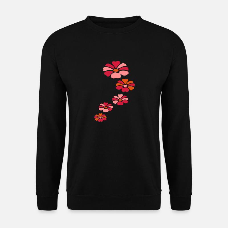 five flowers - Unisex Pullover - Schwarz