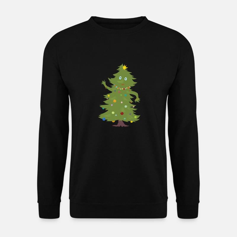 Weihnachtsbaum - Unisex Pullover - Schwarz