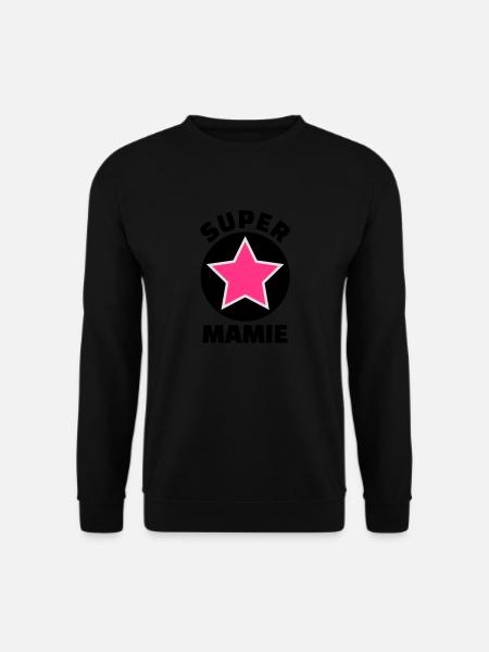 super mamie (v.5) - Sweat-shirt Unisexe - noir
