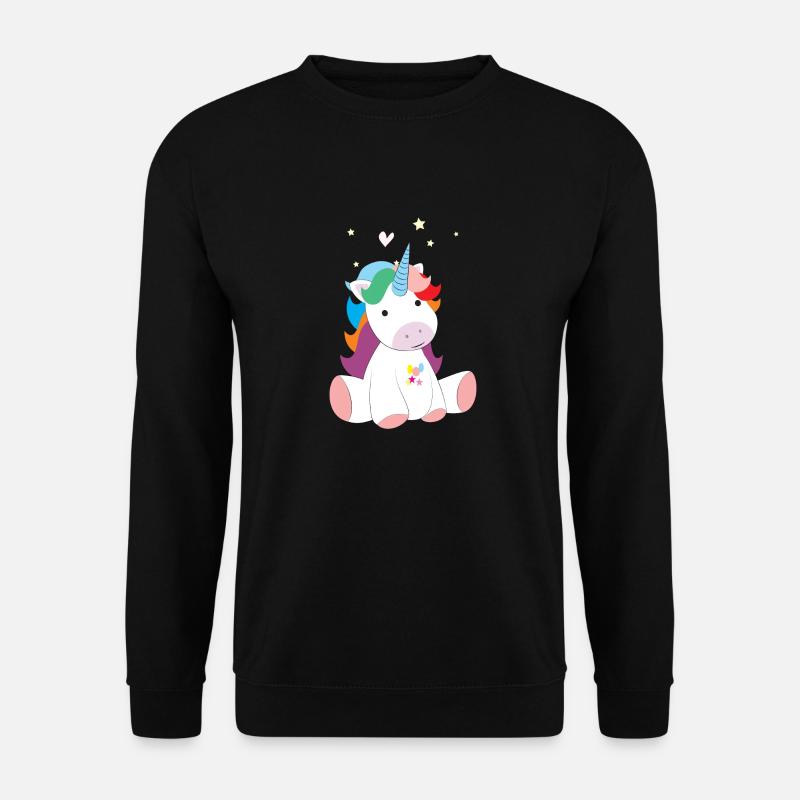 Einhorn - Unisex Pullover - Schwarz