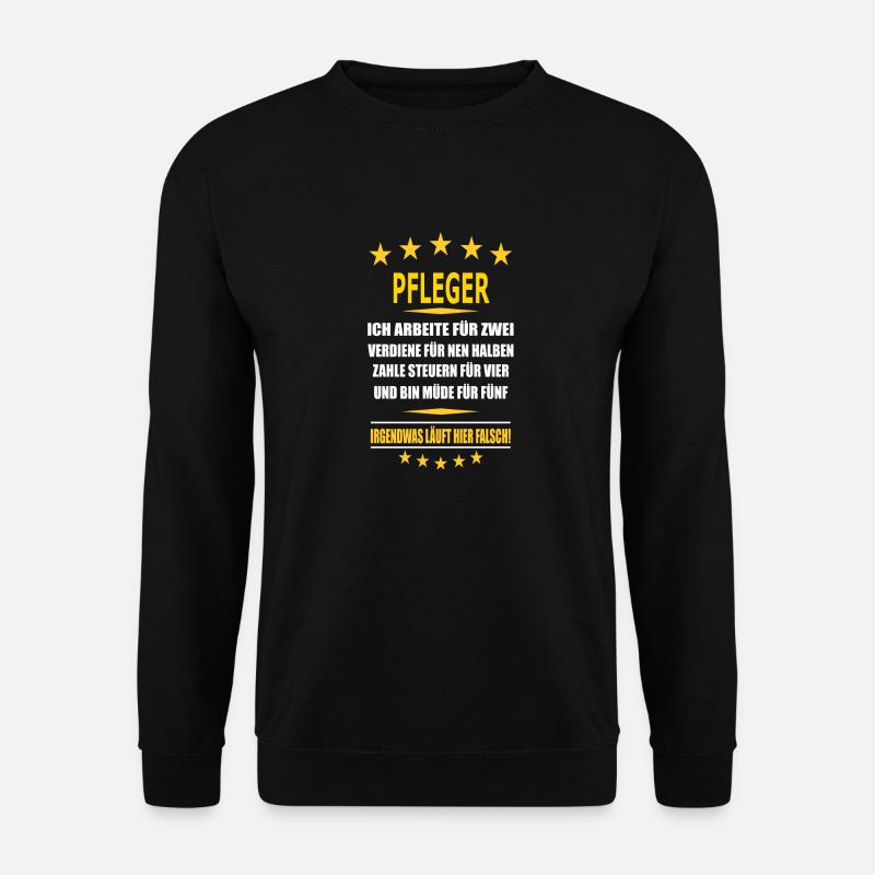 PFLEGER - Unisex Pullover - Schwarz