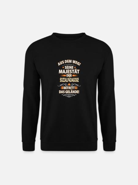 SOZIALPÄDAGOGE - Unisex Pullover - Schwarz