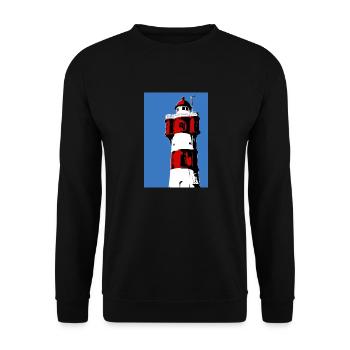Phare Roter Sand2 - Sweat-shirt Unisexe - noir - Devant - Alina (178cm) & Michal (187cm)