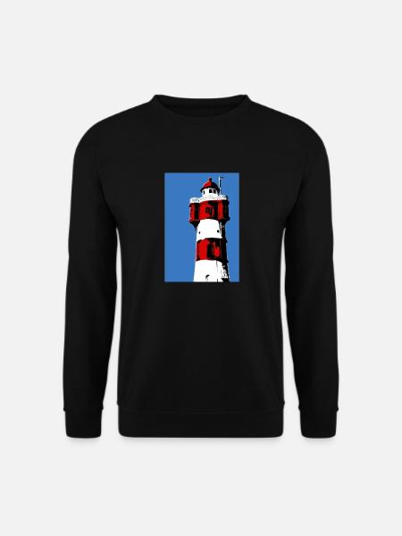 Lighthouse Roter Sand2 - Unisex Sweatshirt - black