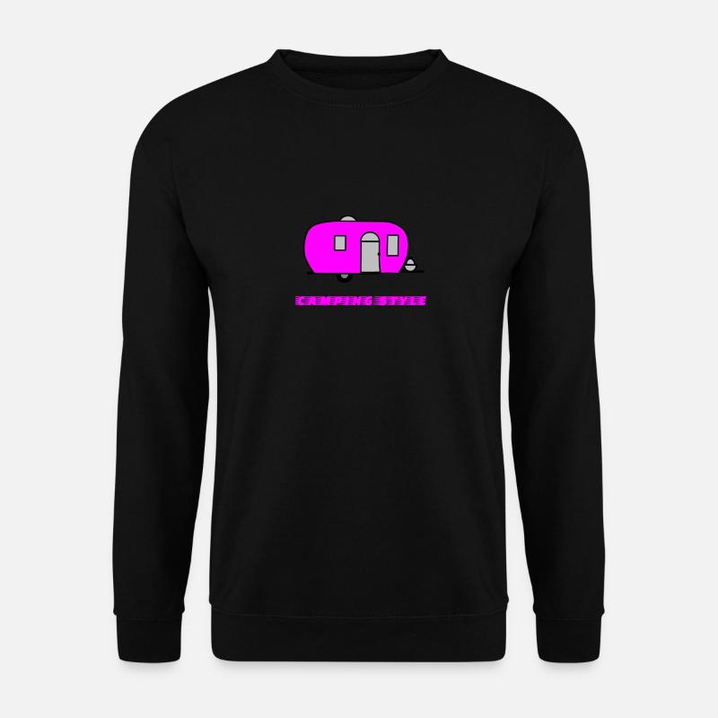 Camping Style - Unisex Pullover - Schwarz