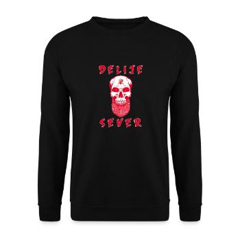 Delije Sever 1989b - Sweat-shirt Unisexe - noir - Devant - Alina (178cm) & Michal (187cm)