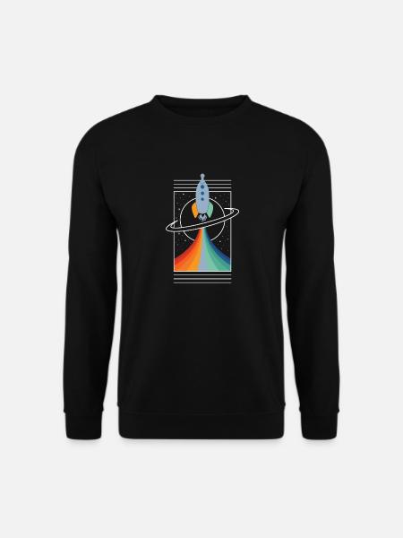 Rocket (colourful) 01 - Unisex Sweatshirt - black