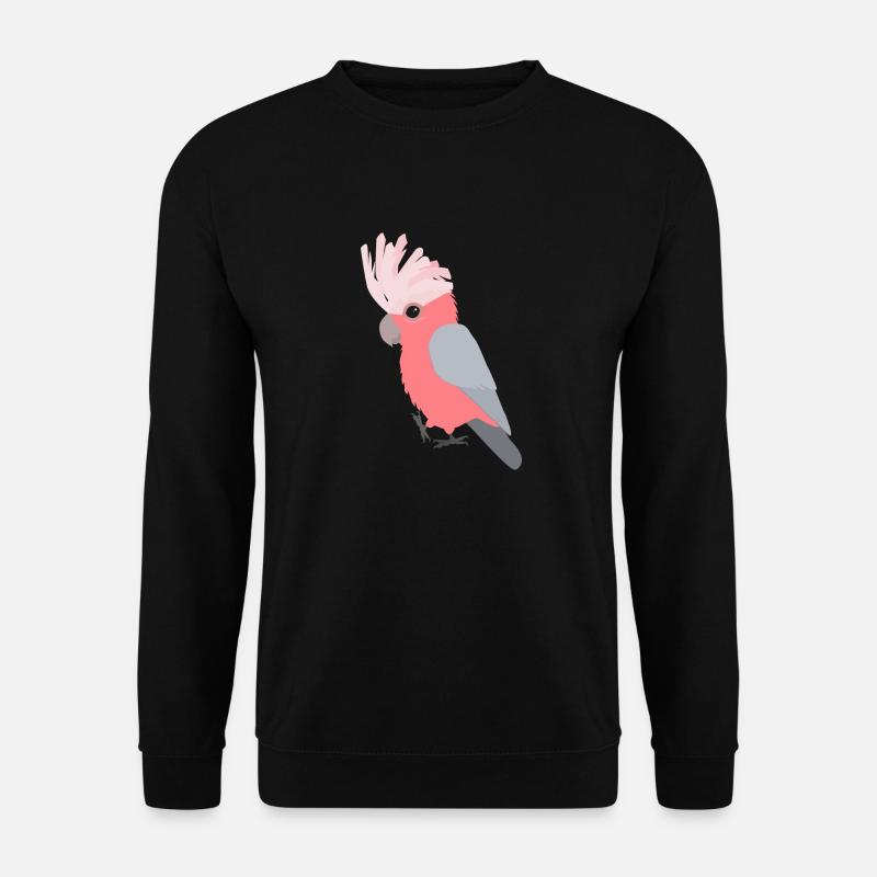 Rosa Kakadu - Unisex Pullover - Schwarz