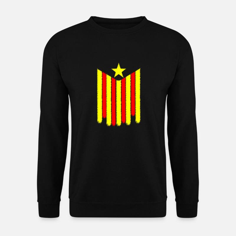 Catalan flag - Unisex Sweatshirt - black