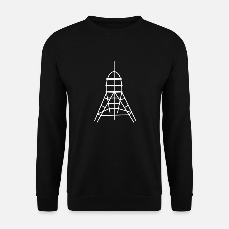 Rakete DDR Klettergerüst - Unisex Pullover - Schwarz