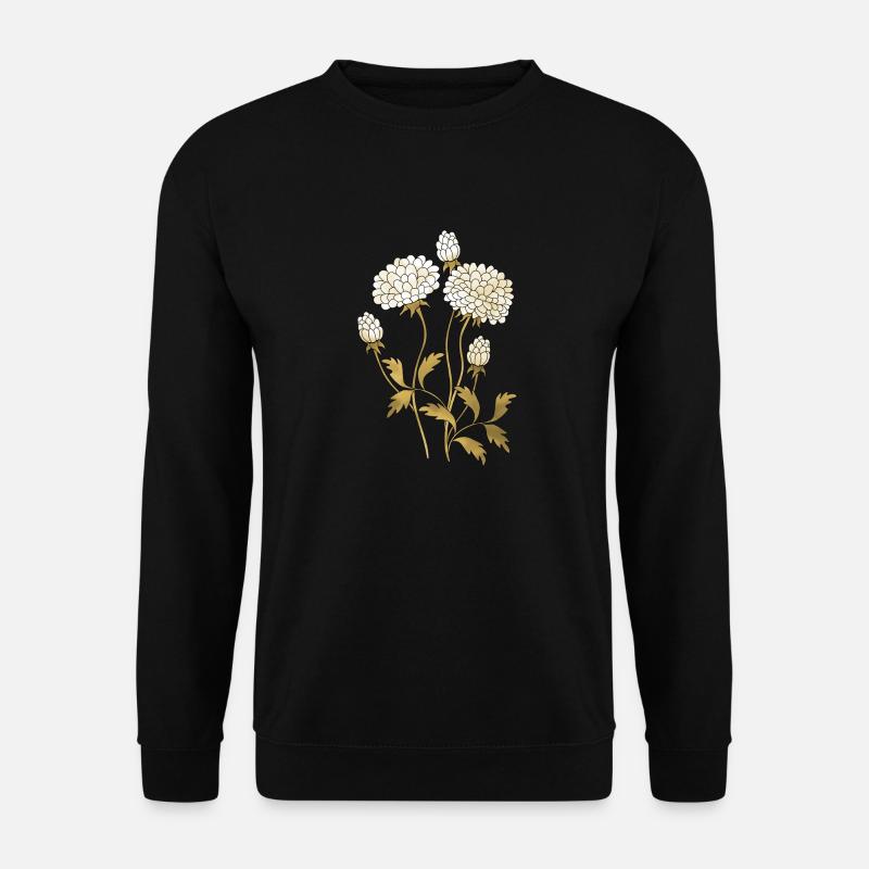 Flowers - Unisex Sweatshirt - black
