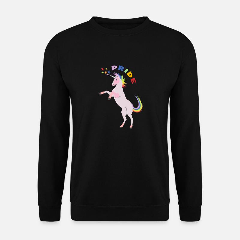 Pride Unicorn - Unisex Sweatshirt - black