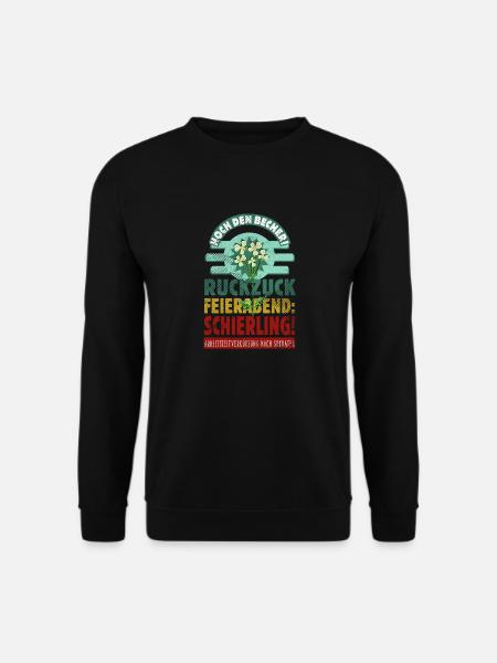 Feierabend: verkürzte Arbeitszeit dank Sokrates - Unisex Pullover - Schwarz