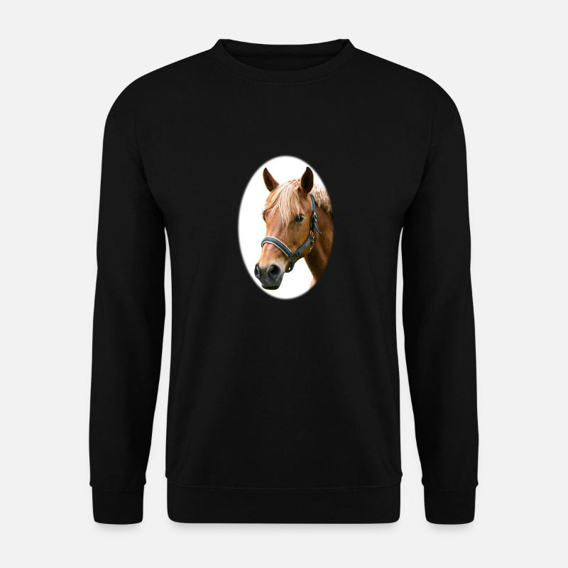 Horse. Pferd. - Unisex Pullover - Schwarz