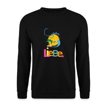 Sommer Liebe - Unisex Pullover - Schwarz - Vorne - Alina (178cm) & Michal (187cm)
