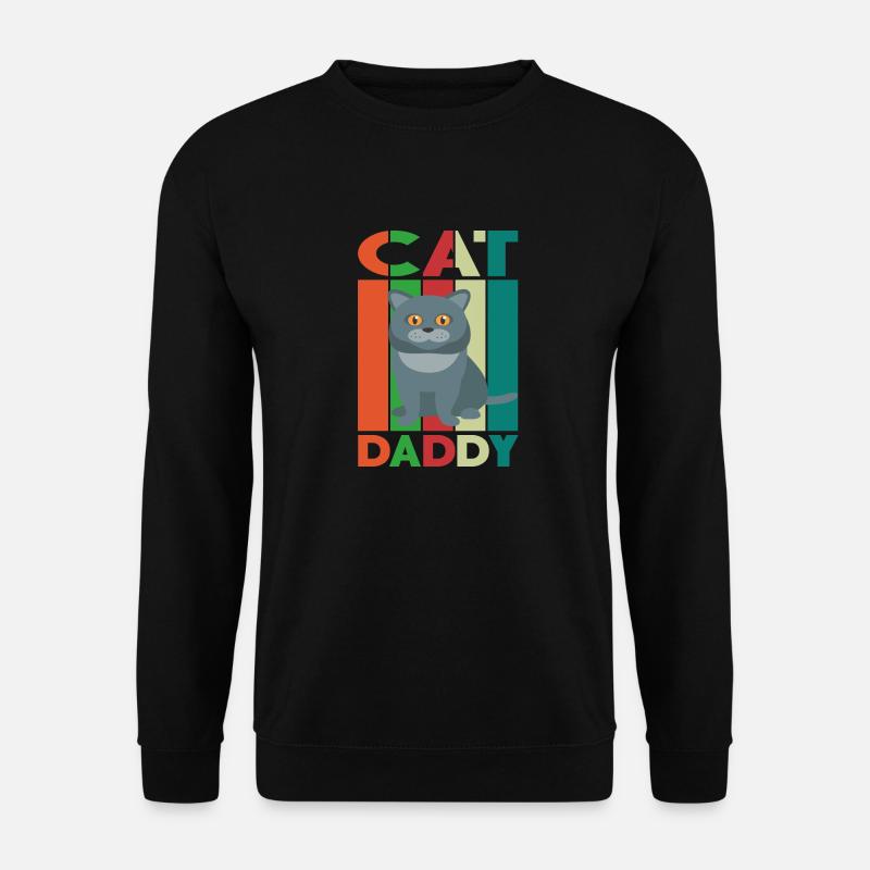 Cat Daddy - Unisex Pullover - Schwarz