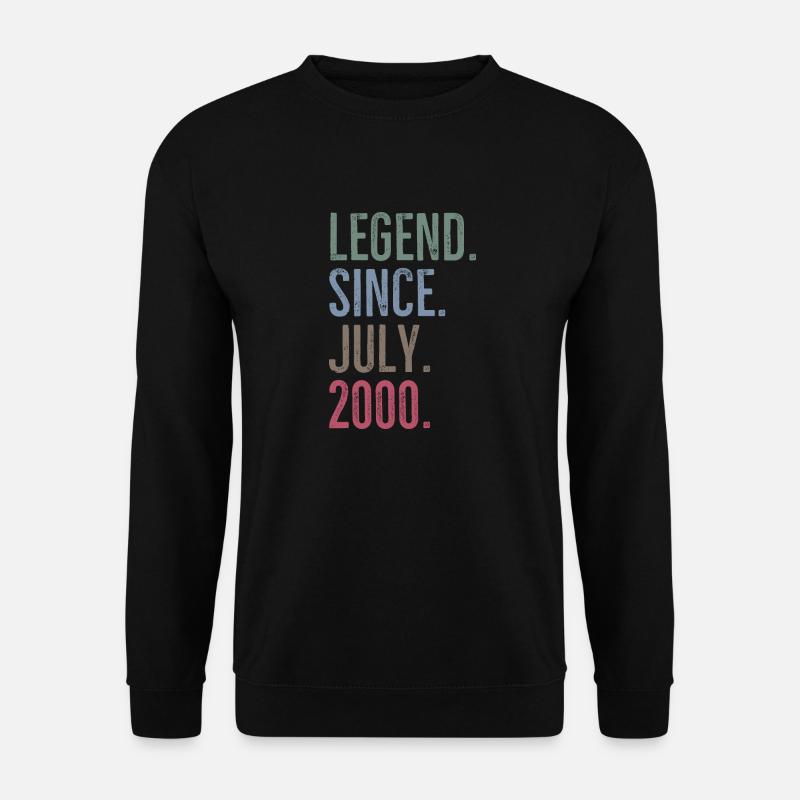 Legend Since July 2000 - Unisex Sweatshirt - black
